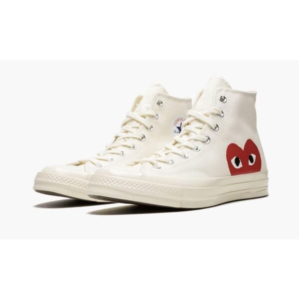 Converse Chuck Taylor All-Star 70s Hi Comme des Garçons PLAY White