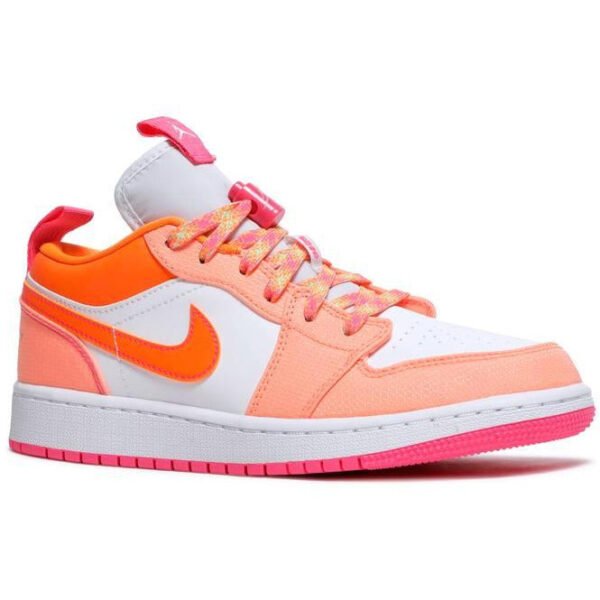 Air Jordan 1 Low Utility GS  Crimson Pulse ""