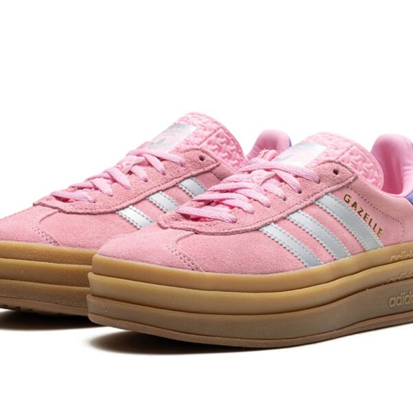Adidas Gazelle Bold J true Pink Silver Purple