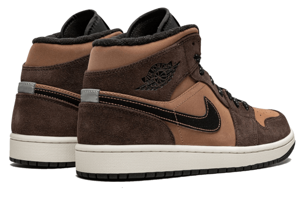 Air Jordan 1 Mid Earthy Brown