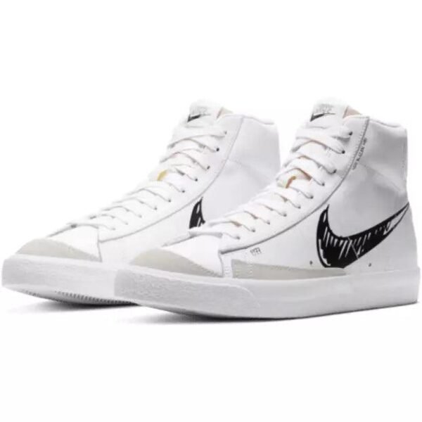 Blazer Mid Sketch Black Swoosh