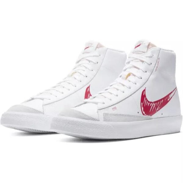 Blazer Mid Sketch Red Swoosh