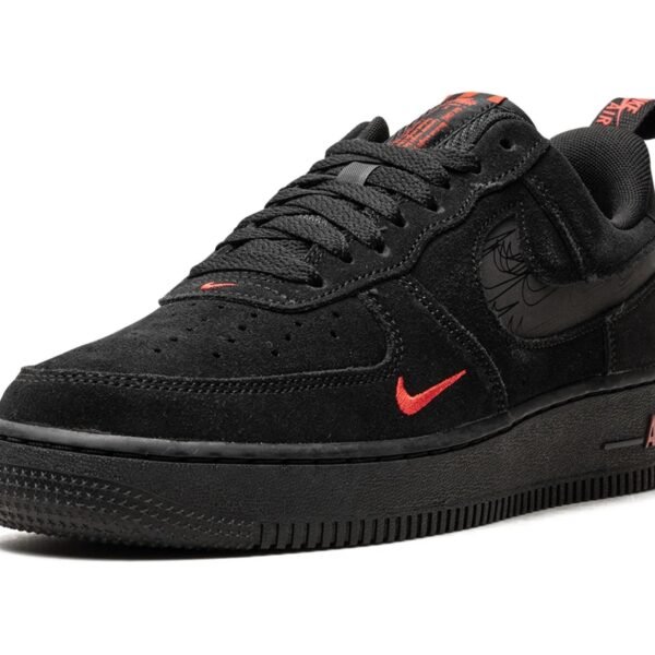 Air Force 1 Low Multi Swoosh Black Crimson